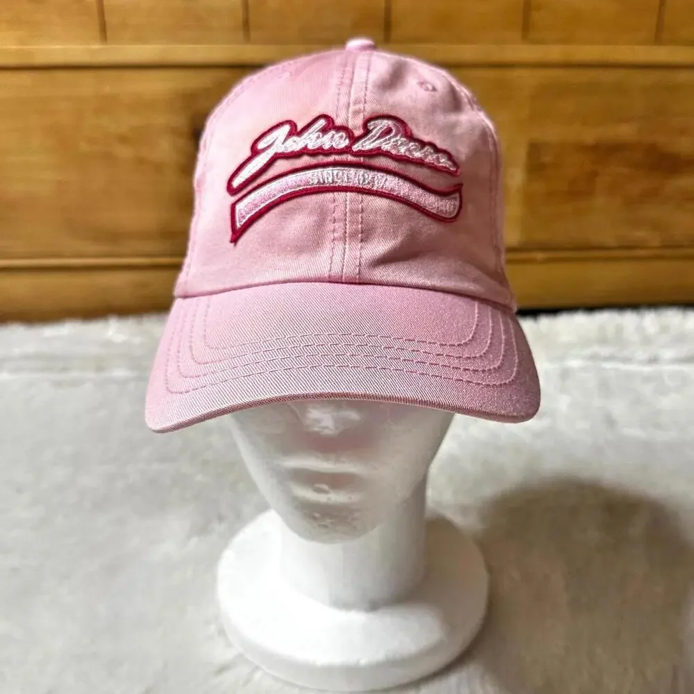 John Deere Pink Baseball Cap Women’s Adjustable Embroidered Hat